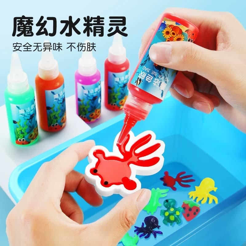 Magic water elf toy water baby magical ocean children girl handmade diy boy educational experiment