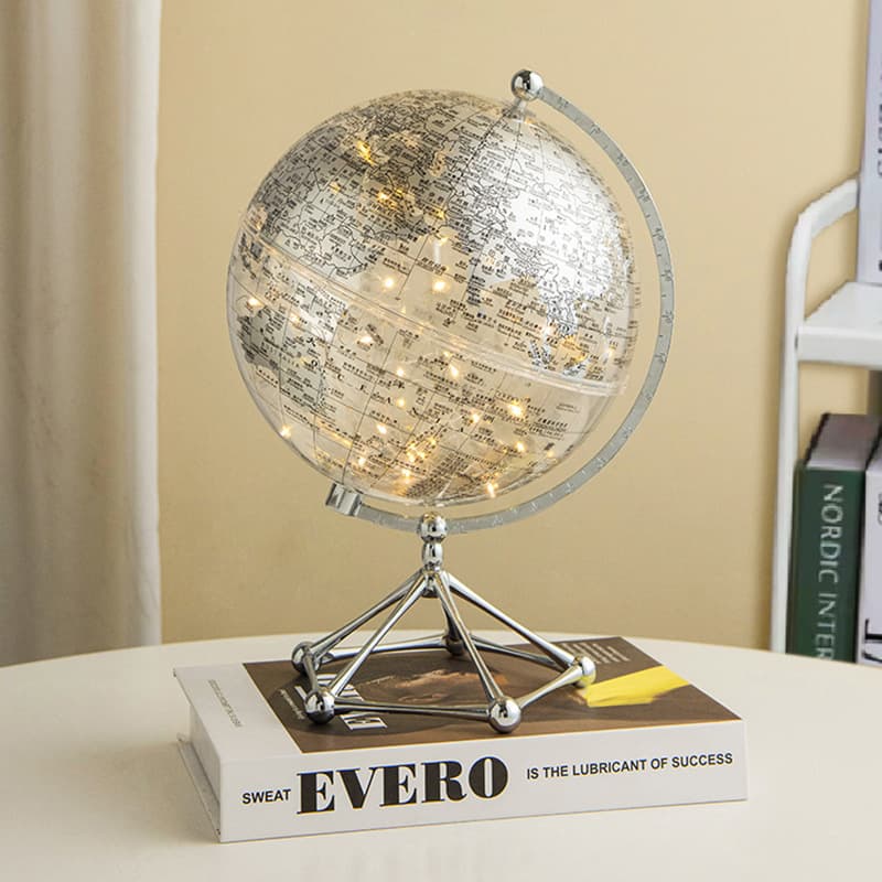 Golden Globe Factory Earth HD Globe 20cm Student Teaching Transparent Globe Wholesale Ornaments