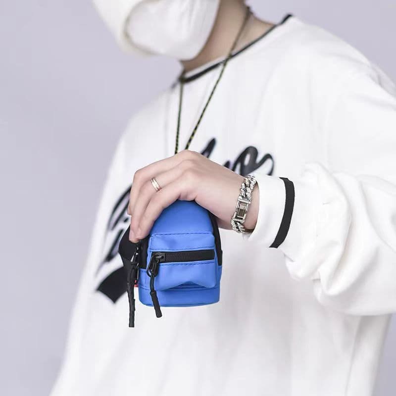 Mini Outdoor Coin Key Pouch Key Headphone Organizer Coin Purse Creative Mini Wallet