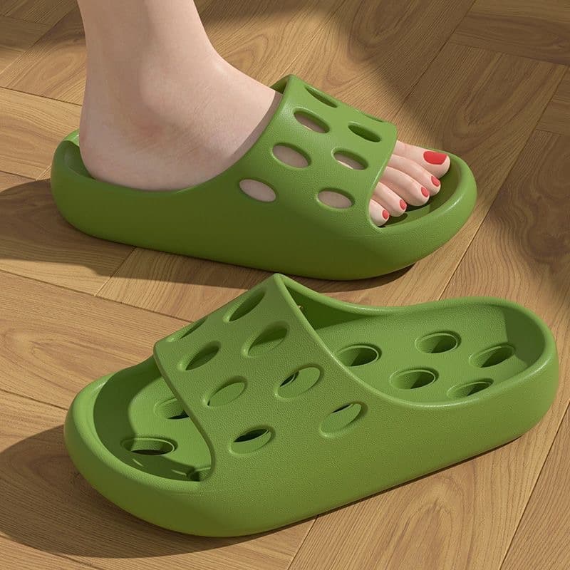 Bathroom Slippers for Women 2026 New Home Premium Indoor Shower Pool Anti-Slip Hollow Hole Sandals for Men