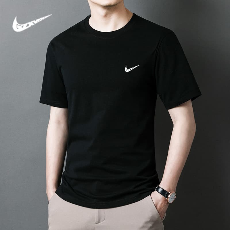 Men's T-Shirt 2026 Summer New Casual Loose Round Neck Short Sleeve Cotton T-Shirt