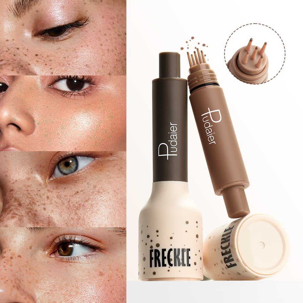 Pudaier Natural Simulation Stamp Freckle Pen 4-Color Mole and Spot Removal Pen Makeup Amazon Wholesale Cross-border Hot Selling Product