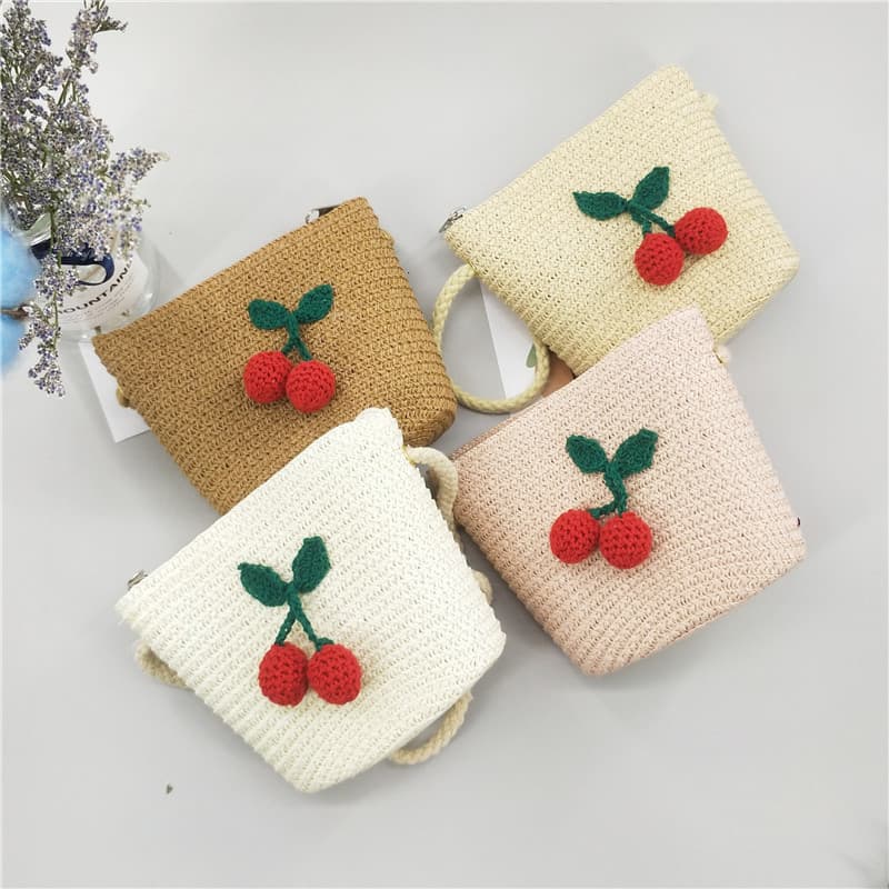 Girls Crossbody Bag 2020 New Shoulder Bag Daisy Coin Purse Cartoon Princess Small Bag Children's Straw Bag