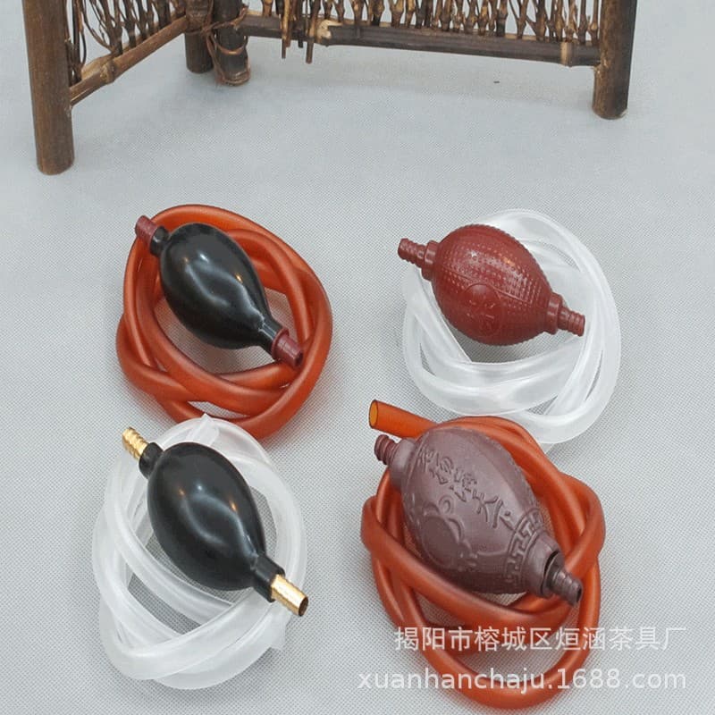 Tea Tray Drainage Pipe, Outlet Hose, Water Ball Drainage, Tea Table Accessories, Suction Ball Drainage for Tea Tables and Tea Stools