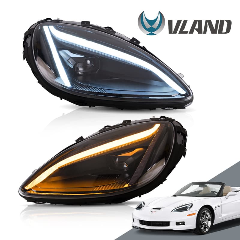 VLAND for Chevrolet Corvette C6 05-13 Headlight Assembly