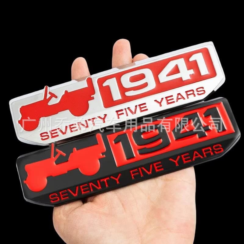 For Jeep Grand Cherokee Wrangler Compass Liberty Modified Snow Mountain Badge Car Sticker JEEP Rear Emblem