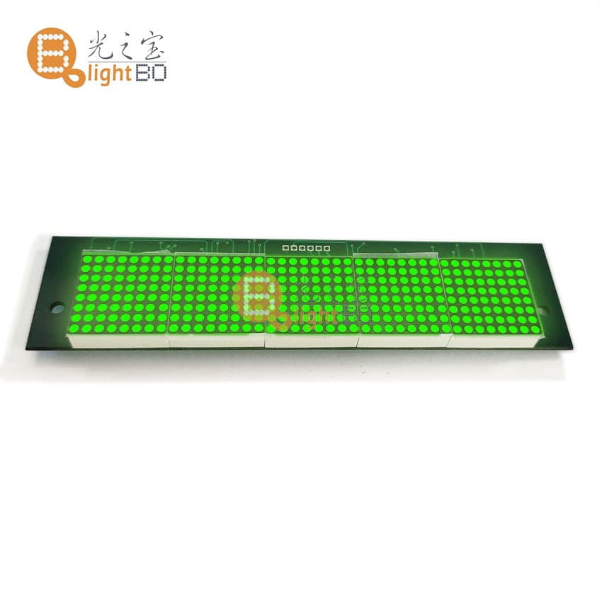 Instrument IC control board 8*8, 1.9mm diameter, bright green high-brightness LED dot matrix module