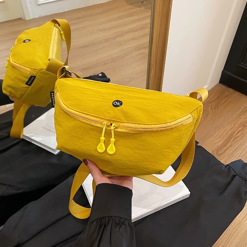 Wholesale Women's Bags Simple Bags 2025 New Style Korean Crossbody Bag Fashion Shoulder Bag Waist Bag Dumpling Bag