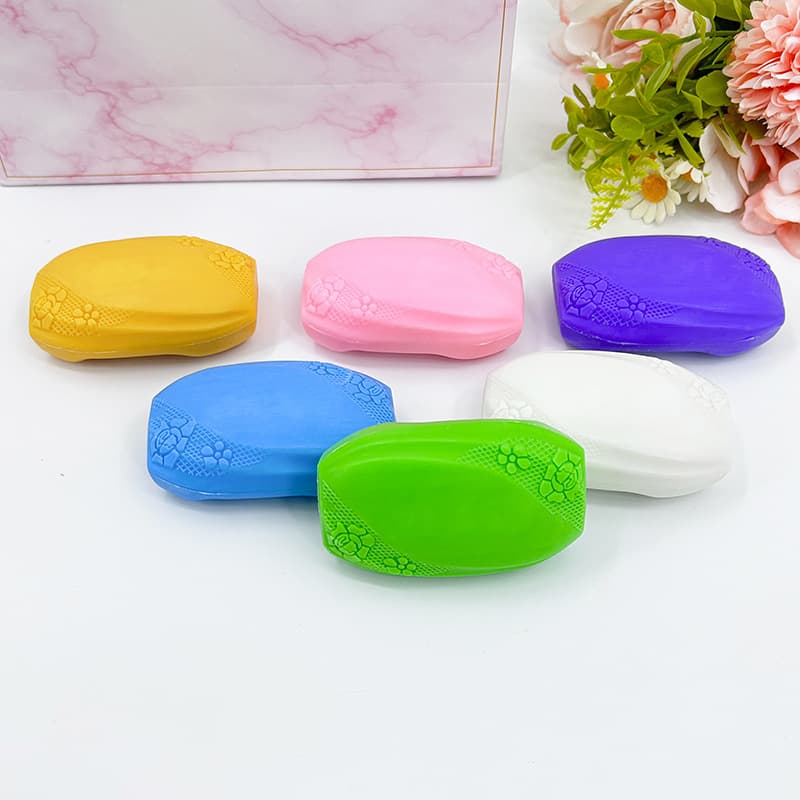 Six-Color Soap, Cross-Border Face & Body Care Handmade Soap, Cleansing Moisturizing Nourishing Skin Soap, Fruit Scented Face Cleanser