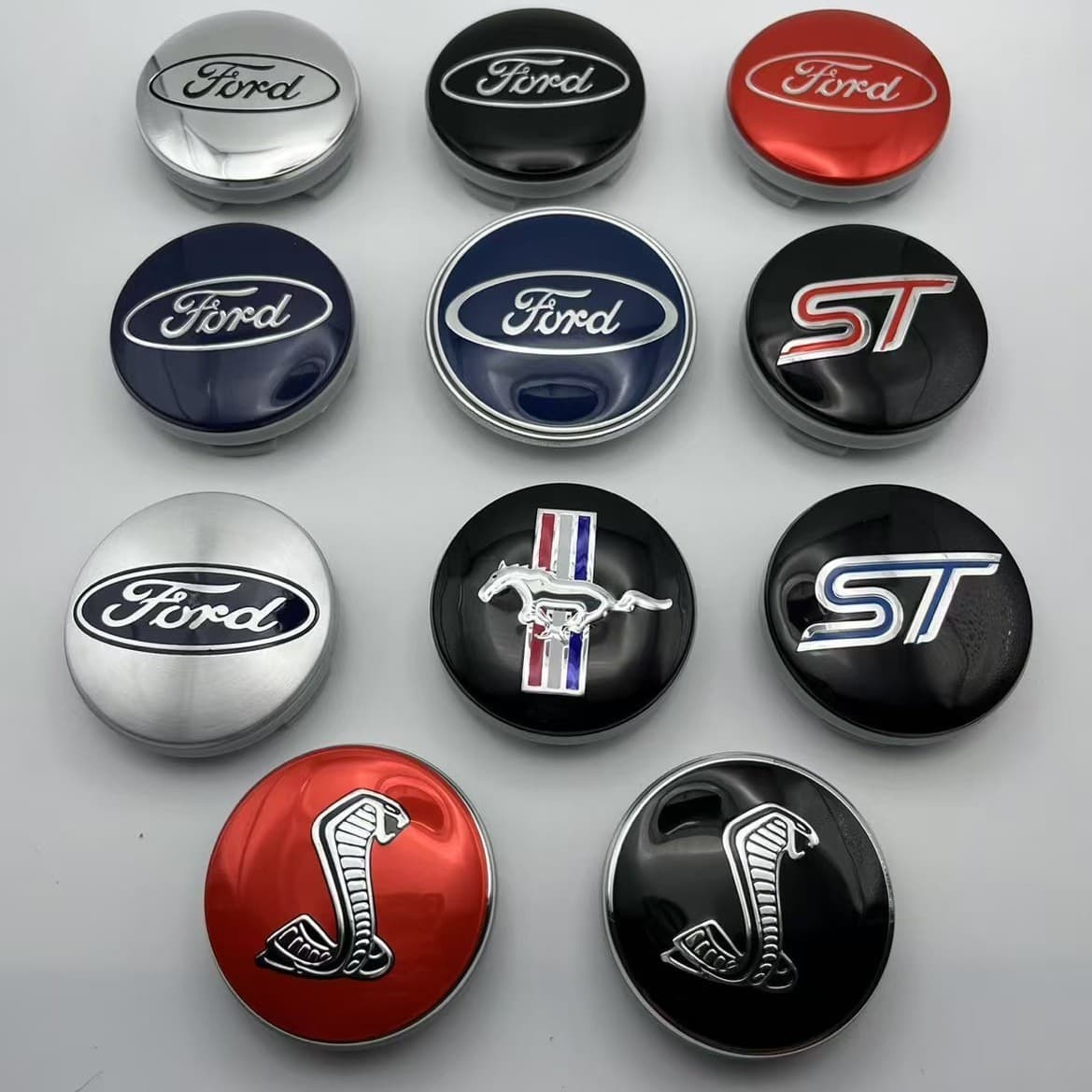 Compatible with Ford Focus, Fiesta, Mondeo Zhisheng, Escort, Wing Hub Original Factory Wheel Cover Tire Center Cap
