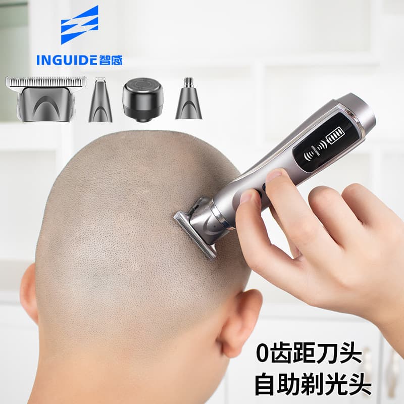 Smart Hair Clipper for Adults, Professional Electric Hair Trimmer for Bald Heads, Oil Head Machine, Kids Hair Cutting Tool