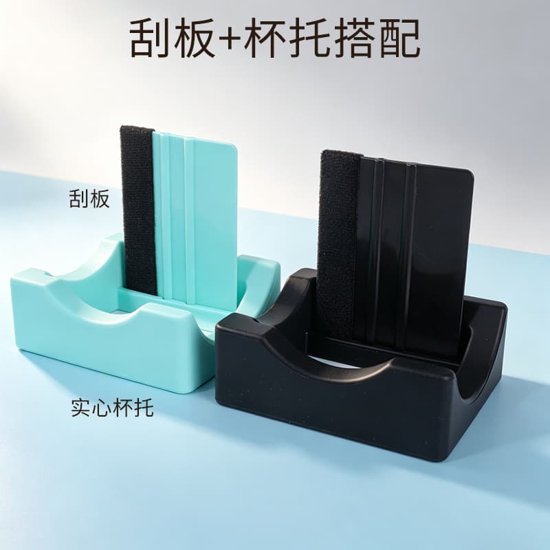Cross-border Simple Convenient Small Silicone Cup Holder Mug Protector Insulated Cup Mat Square Non-slip Glass Cup Stand