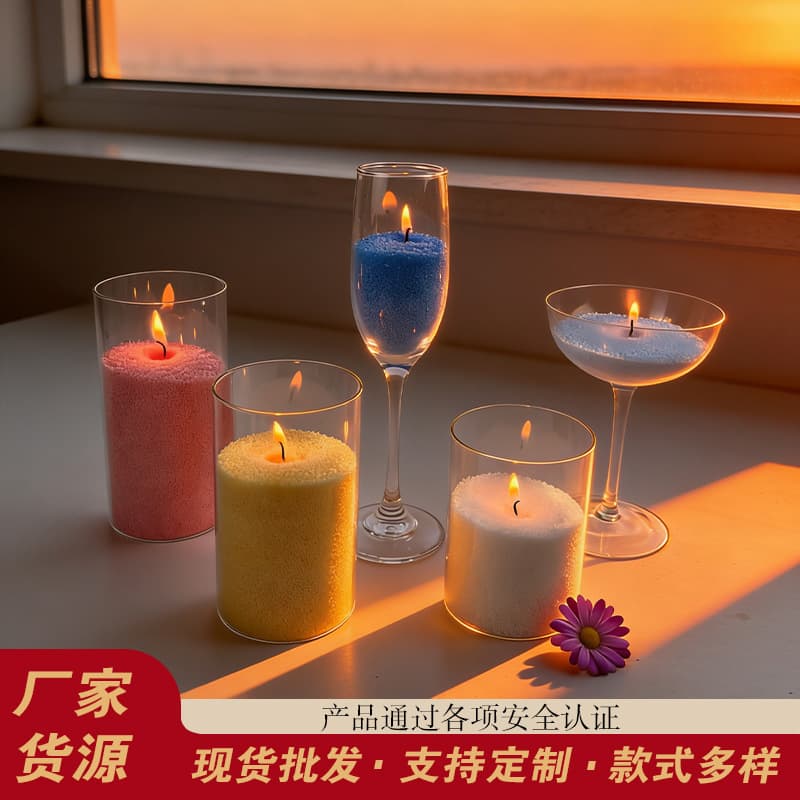 Best-Selling DIY Craft Kit Wax Sand Candle Scented Candle Handmade Atmosphere Essential Recommendation
