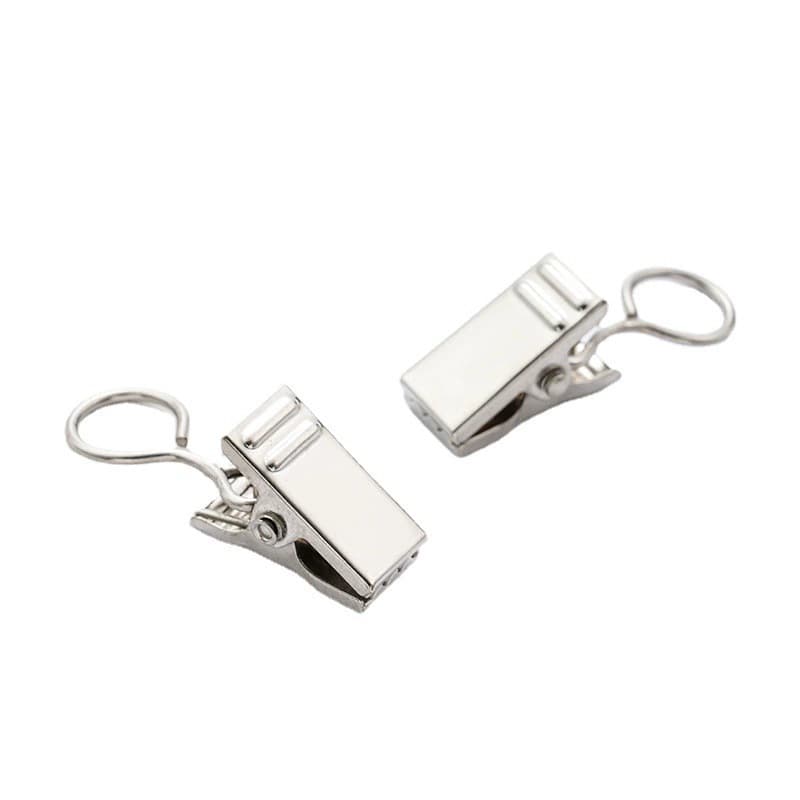 Factory Direct Metal Curtain Clasp Clip for Tapestry Background Fabric with Open/Closed Alligator Clip