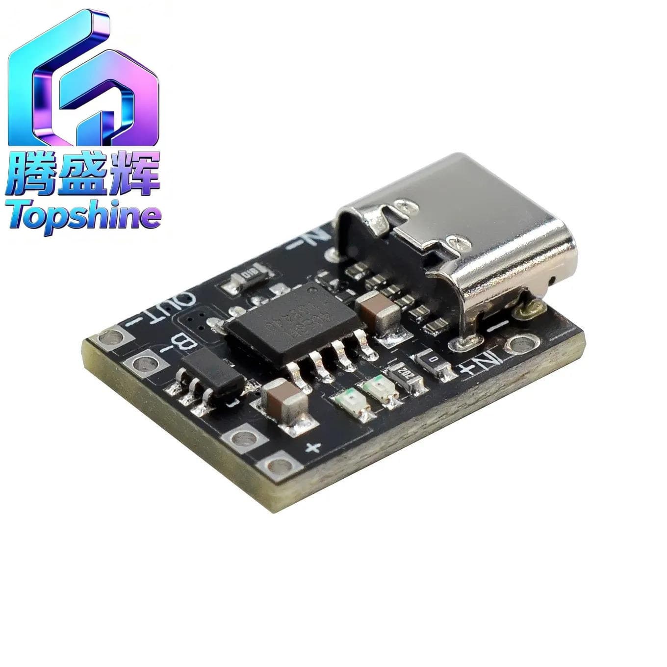 Ultra Small Ternary Lithium Battery Charging Board 1A 3.7V 4.2V Charger Module Type-C Interface with Protection Board