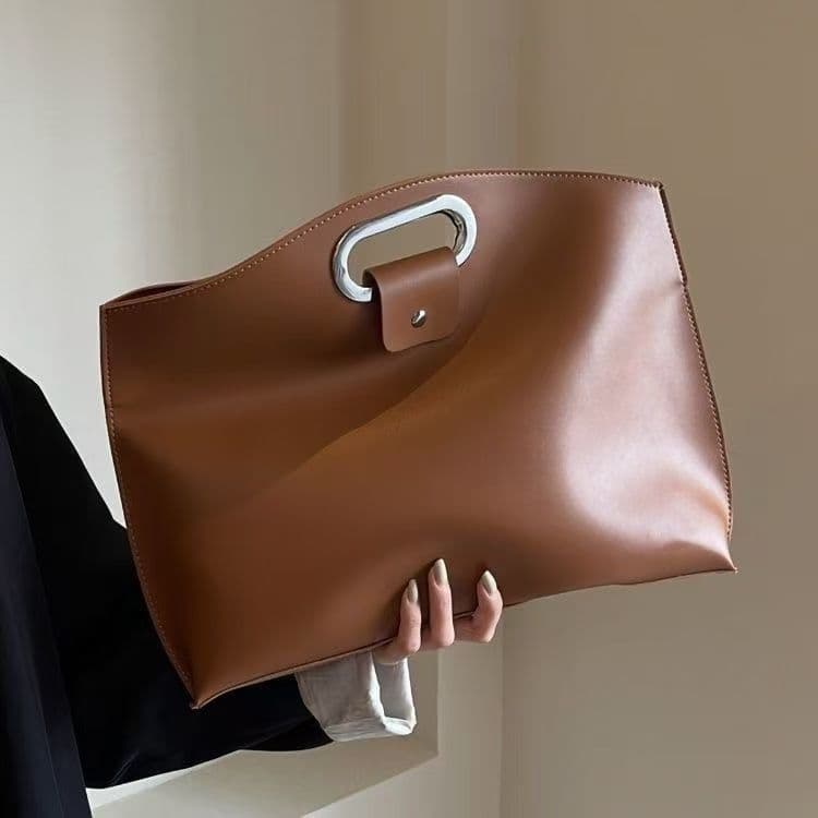 High-End Light Luxury Large Capacity Laptop Bag, New Simple Style Tote, Commuter Fashion Laptop Briefcase
