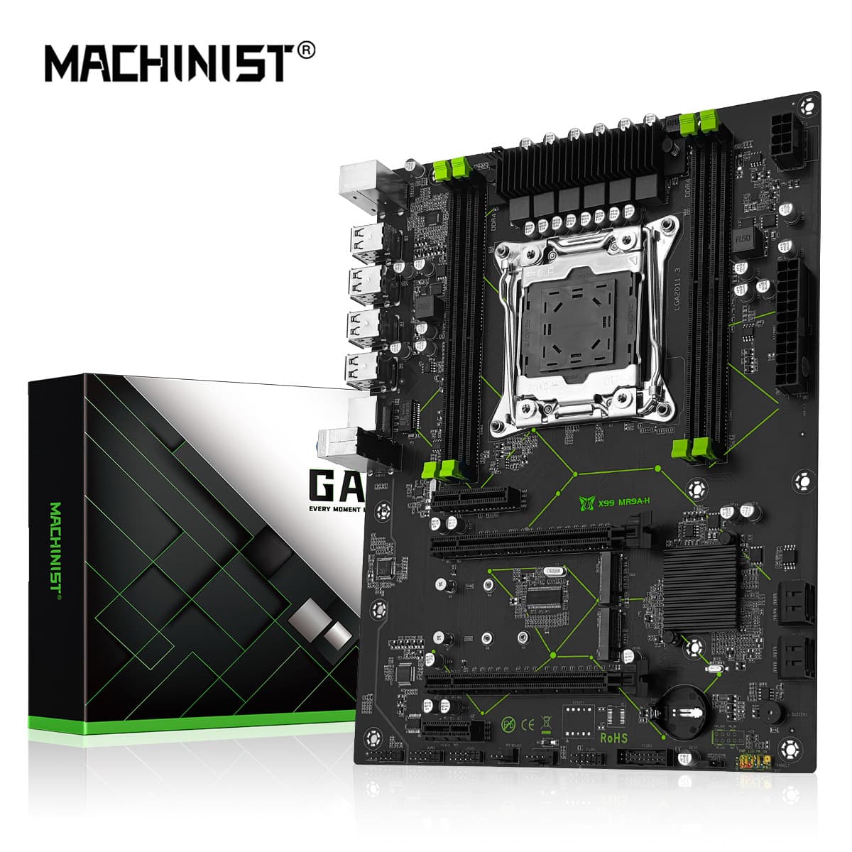 MACHINIST X99-MR9A-H Motherboard DDR4 Xeon E5 V3/V4 ATX NVME