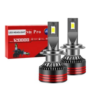 M8 Pro LED Car Laser Headlight Super Bright Focused H7 Bulb H4 High/Low Beam H11 H8 Car Light Modification