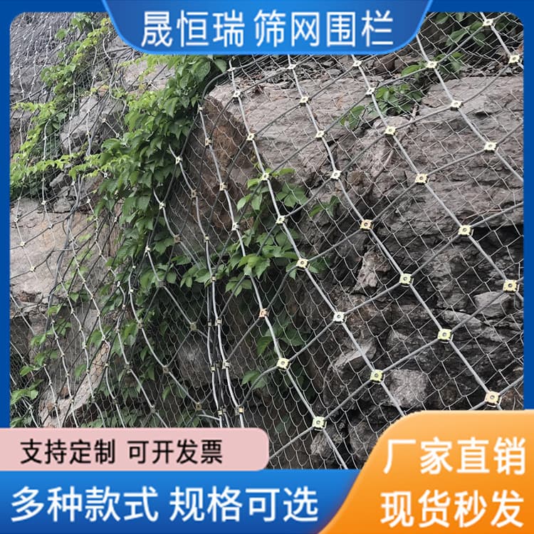 Custom Slope Protection Net, Active Landslide Slope Protection Net, Diamond Cable Net for Slope Reinforcement and Treatment