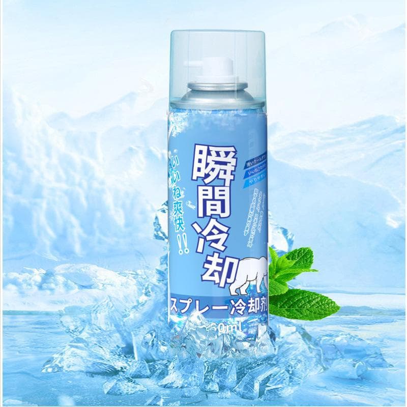 Cooling Spray for Summer Sports Military Training, Car Refrigeration Magic Device, Dry Ice Instant Cooling Refresh Portable Ultra-Fast