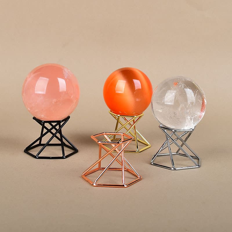 Crystal Ball Metal Ornament Base Stand Home Decor Iron Art Craft Factory Wholesale Glass Ball Holder
