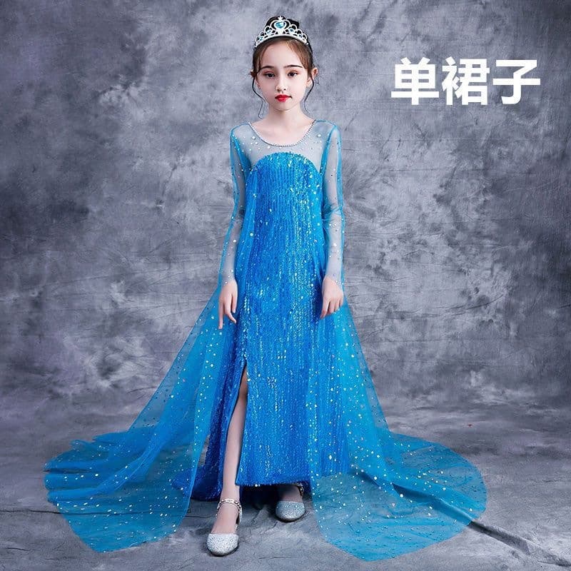 Elsa Princess Dress Girls Summer Frozen New Dress Elsa Skirt Summer Elsa Skirt Girls Summer Dress