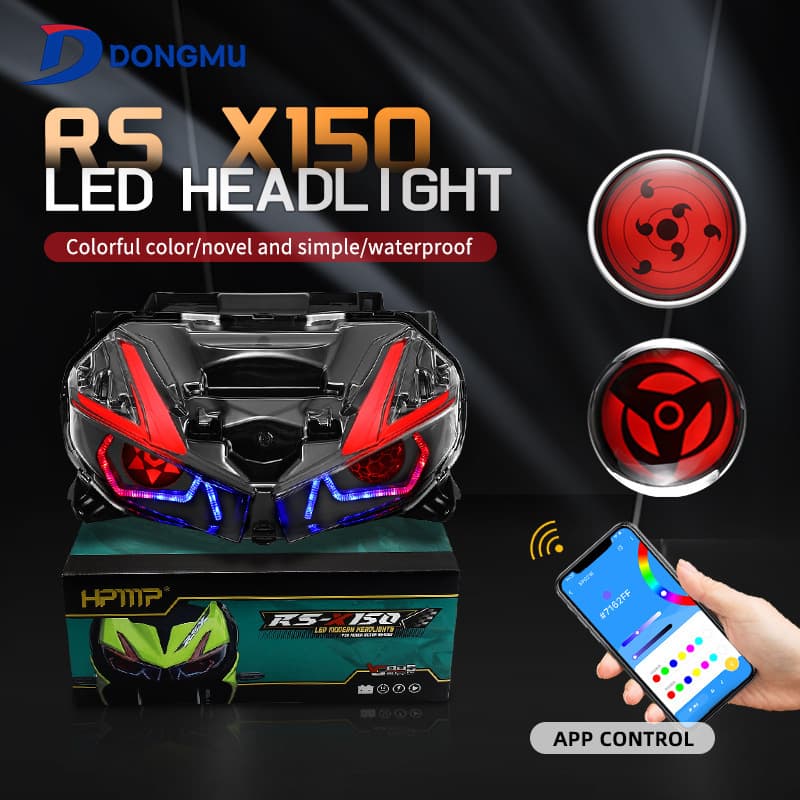 Motorcycle Modification Parts for Honda R SX150 Big Light Eye Special Export Factory Wholesale ABS Material LED Light Source