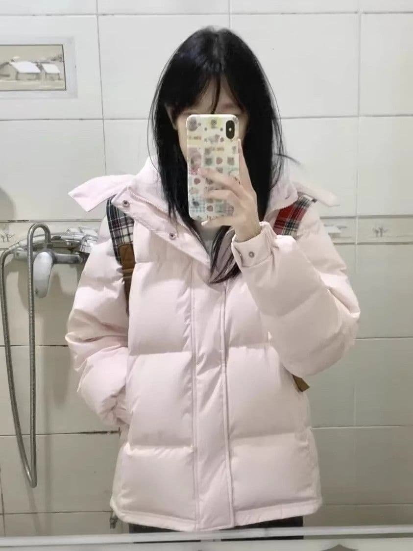 Women's Short Down Jacket 2025 New White Duck Down Thickened Couple Puffer Loose Petite Winter Coat