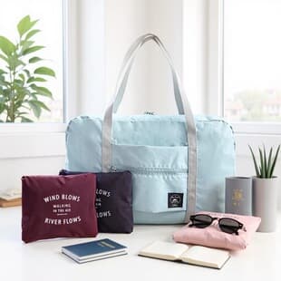 Travel Foldable Bag, Storage Organizer for Travel, Large Capacity Moving Luggage Clothes Packing Bag, Hospital Bag