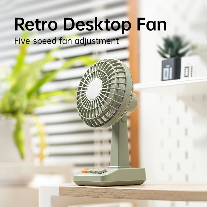 2026 New Release: USB-Powered Portable Vintage Tabletop Fan