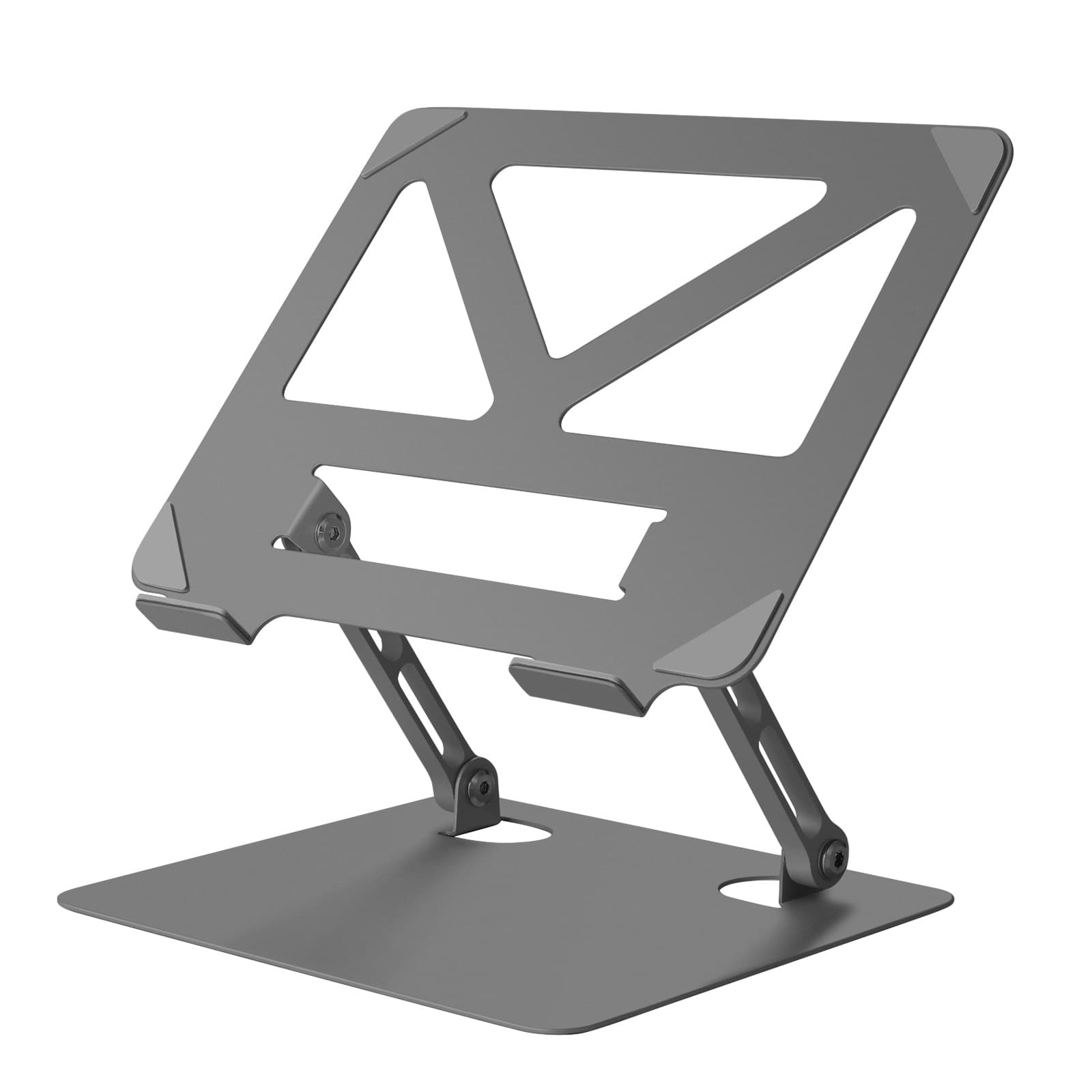 Rotating Laptop Stand Vertical Desktop Riser Hollow Heat Dissipation Adjustable Foldable Metal Laptop Stand