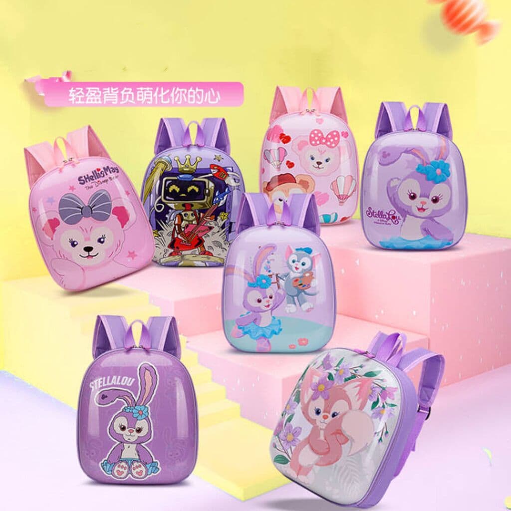 Children's schoolbags, girls and boys, kindergarten small schoolbags, cartoon starry baby small backpacks, girls' cute backpacks