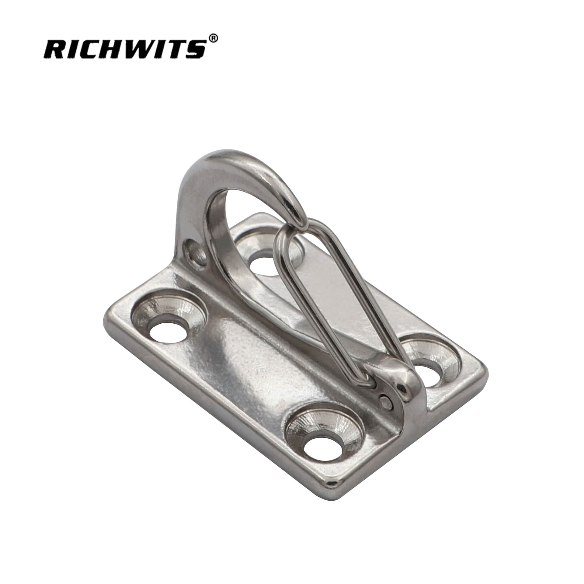 Stainless Steel Simple Spring Coat Hook, Pull Hook, Wall Hook, Rope Hook, Tow Hook, Sailboat Hook, Fender Hook