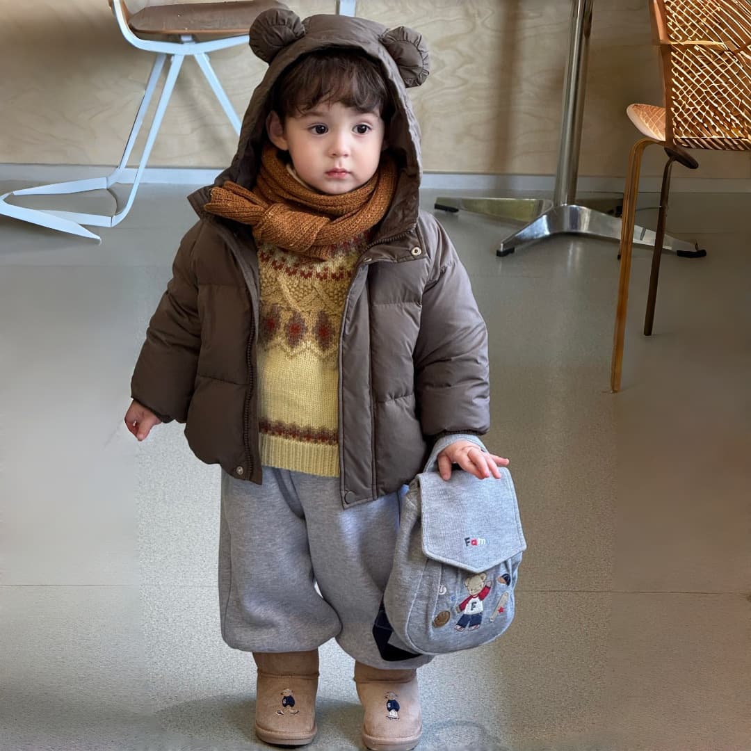 Kids Down Jacket New Style Boys Top Thick Warm Winter Coat Baby Hooded Cardigan Winter Children's Clothing