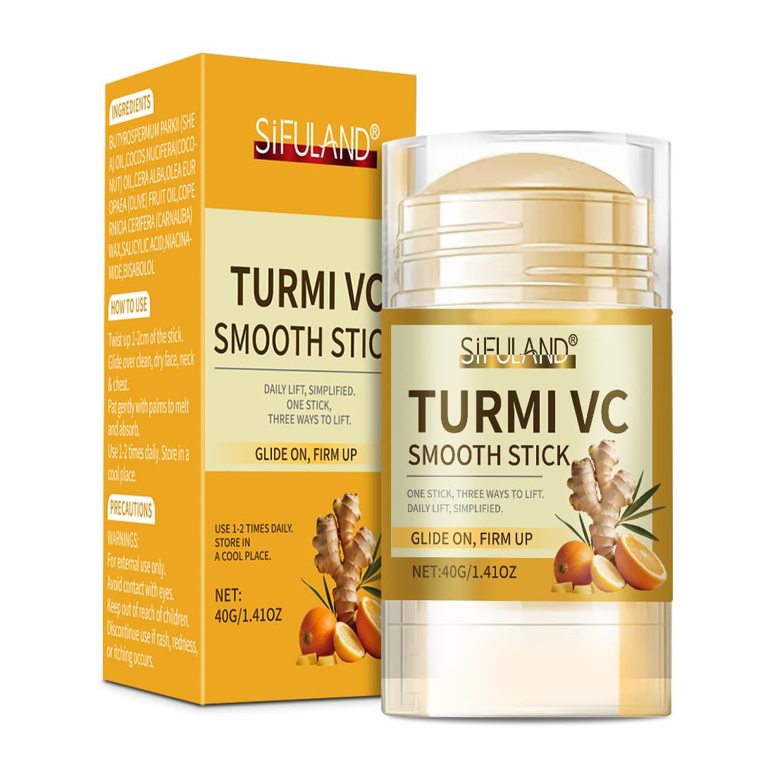 Cross-border English Neck and Face Care Stick Skin Hydrating Firming Brightening Reducing Neck Lines Turmeric Neck Cream