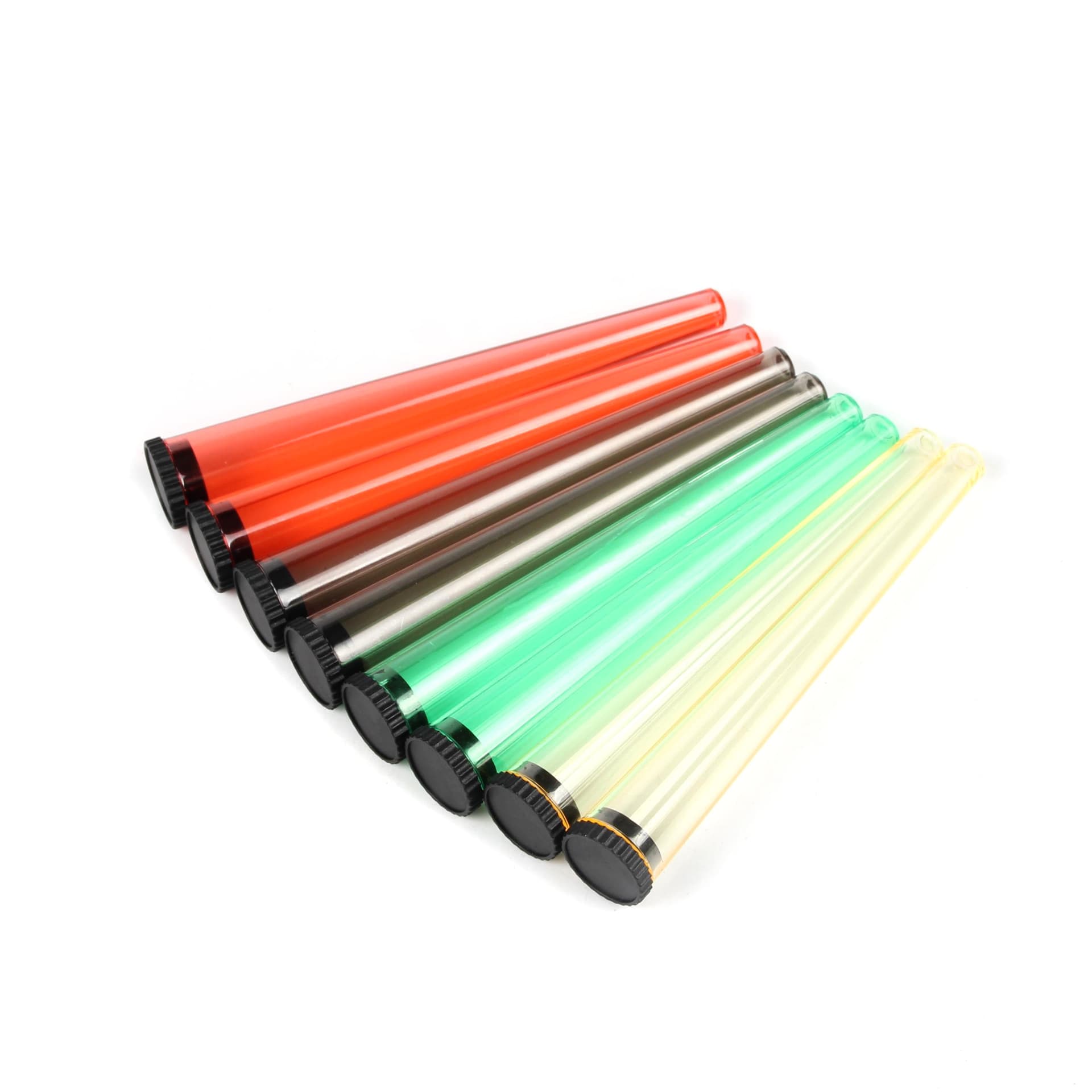 Cross-border Hot-sale Plastic Conical Cigarette Tubes with Lids - Moisture-proof, Sealed, Horn-shaped Storage for Rolling and Damp Prevention
