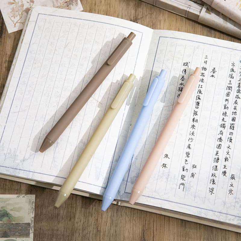 Ancient Style Calligraphy Handwritten Journal Gift Box Stationery Set, Chinese Style Student 3D Magnetic Closure Notebook, Inspirational Birthday Gift