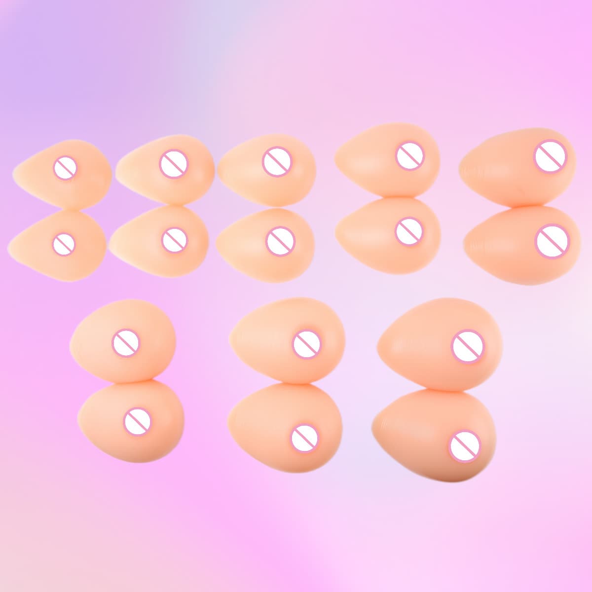 Teardrop Silicone Breast Form Post-Surgery Prosthesis Crossdresser Fake Breasts Realistic False Chest Dropshipping