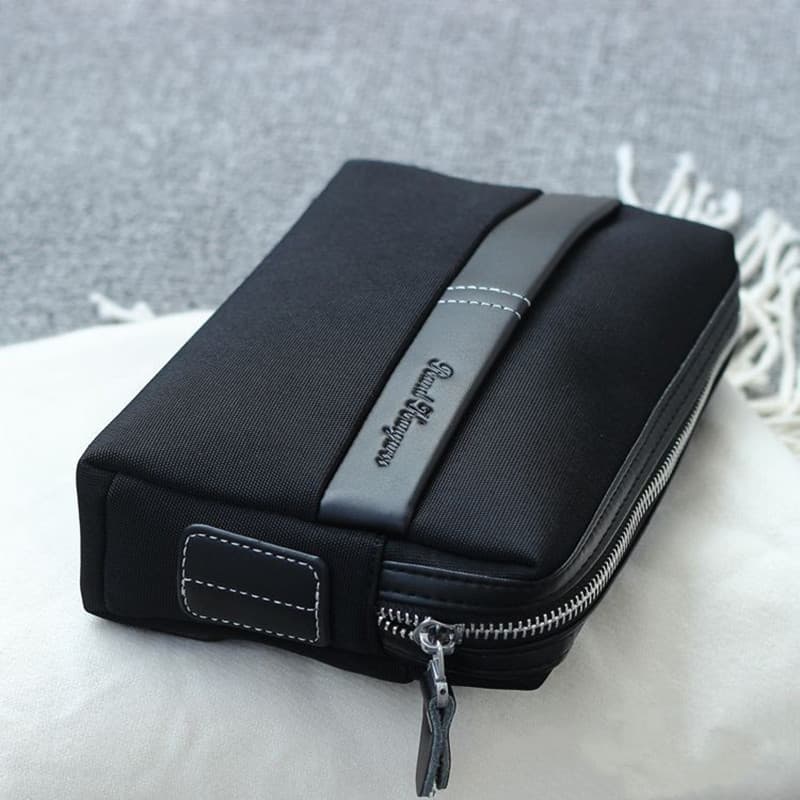 New Canvas Handbag Clutch Bag Large Capacity Trendy Korean Style Summer Men's Oxford Cloth Wallet