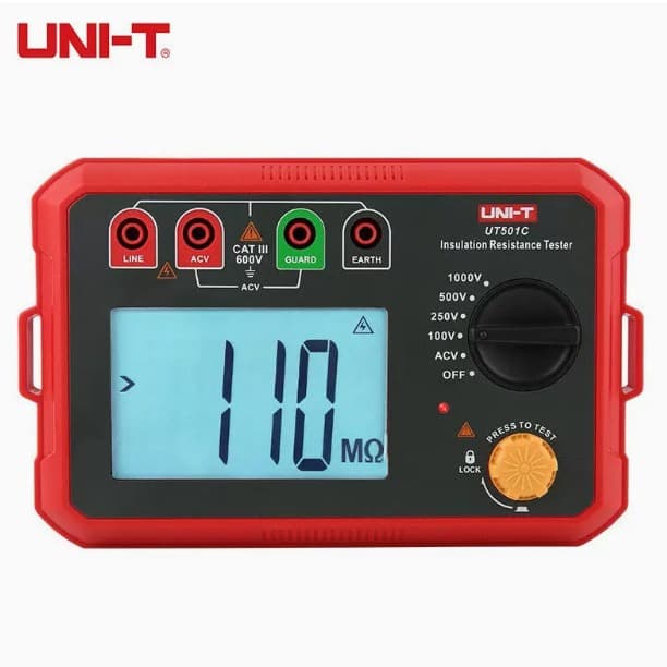 Unilide 1000V/2500V insulation resistance meter UT501C/UT502C