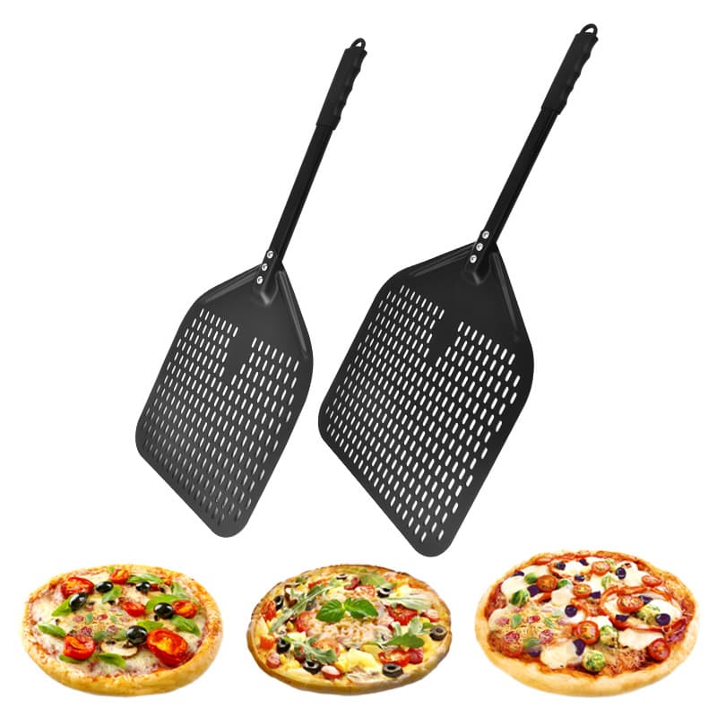 Detachable Pizza Peel Aluminum Pizza Transfer Peel Stainless Steel Half-Circle Cutter Pizza Peel Baking Tool