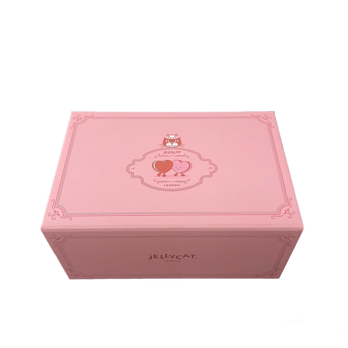 Jellycat Valentine's Day gift box pink heaven and earth cover integrated storage box cute plush toy gift packaging box