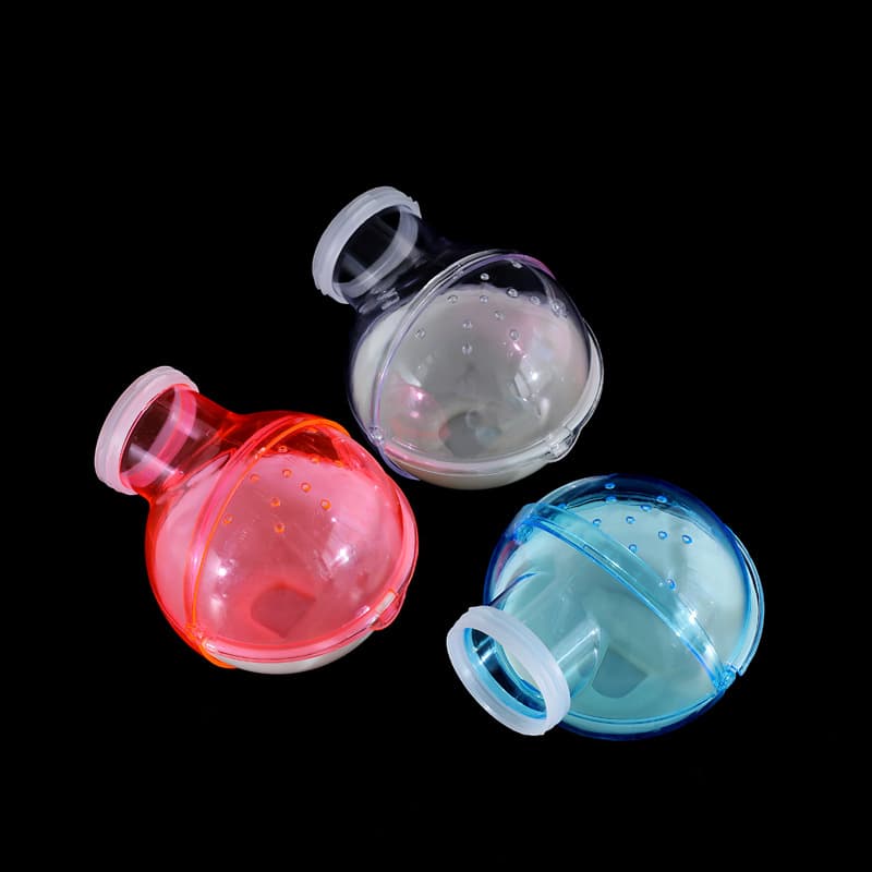 Ball-shaped External Hamster Bathroom Hamster Bathhouse Sauna Room, Compatible with Acrylic Cages and Wire Cages