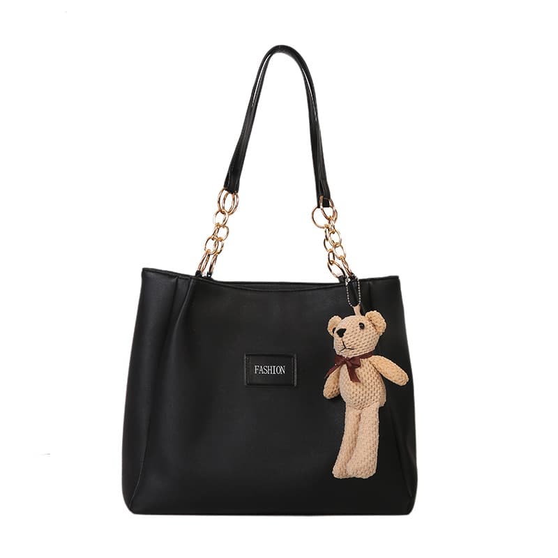 Trendy Textured Large-Capacity Tote Bag for Women 2023 New Style Fashion Casual Student School Bag Commuter Bag