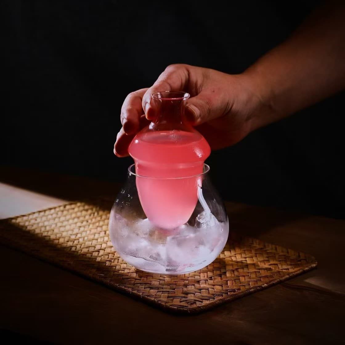 National style liquor bottle warmer household wine bottle high-end exquisite small sake bottle foreign wine Japanese style wine divider ice wine bottle