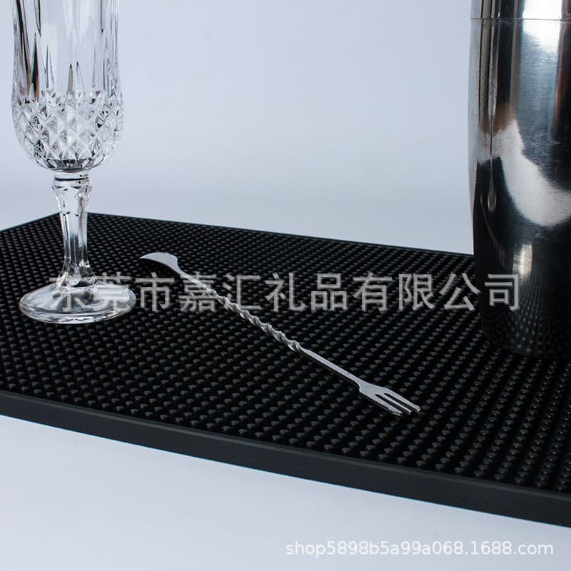 Amazon Bar Mat Drainage Mat Shockproof Mat Cocktail Coffee Machine Filter Water Thickened Heat Insulation Non-Slip Coaster