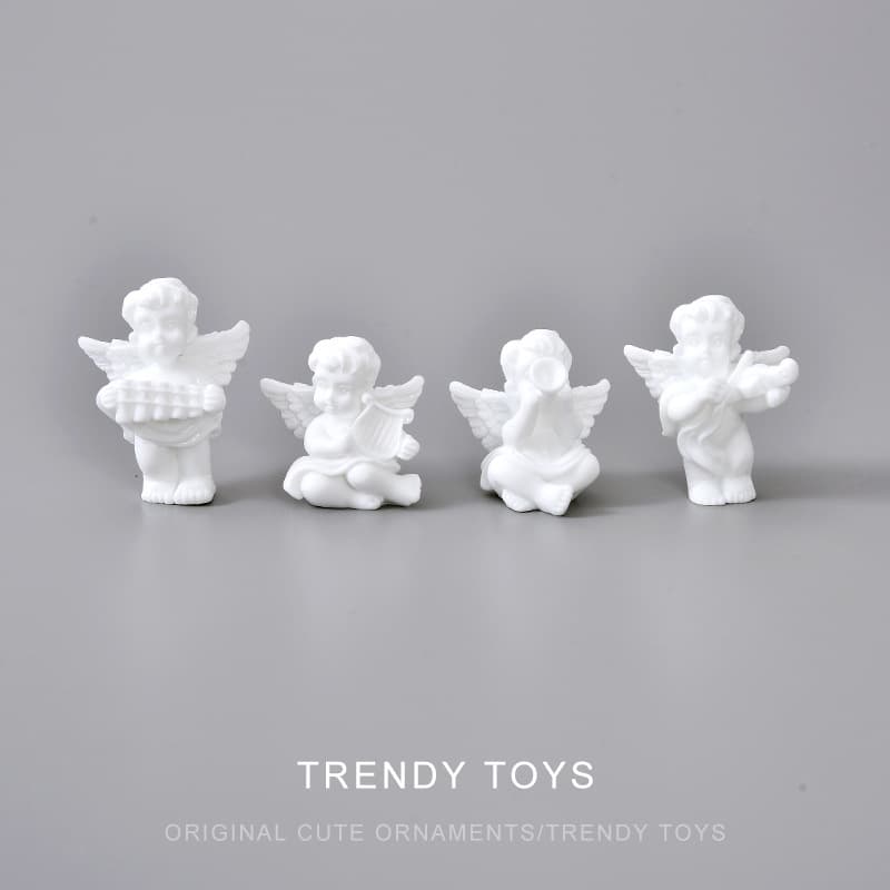 New European-style creative resin white angel resin accessories carving crafts car desktop resin ornaments