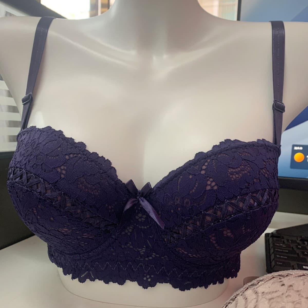 Adjustable Lace Bra Wireless Gathered Comfortable Women's Mid-Thin Style Underwear with Steel Ring Anti-Sagging Wholesale