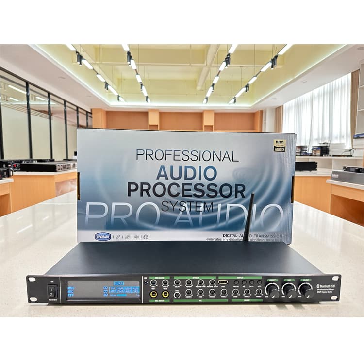 KT600 Preamp Digital Effects Processor with Reverb, Bluetooth, USB, Optical, Anti-Howling, Stage KTV Digital Effects Processor