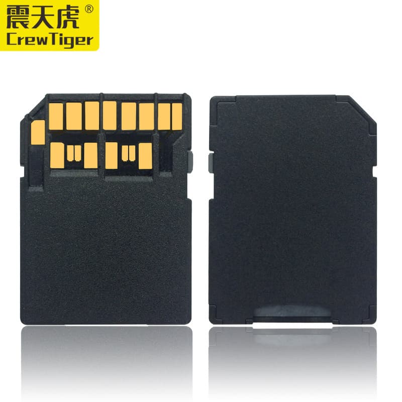 Zhentianhu Card Adapter - High-Speed 4.0 SD Card Dual-Row Tray 4.0 TF to SD Card Adapter Reader